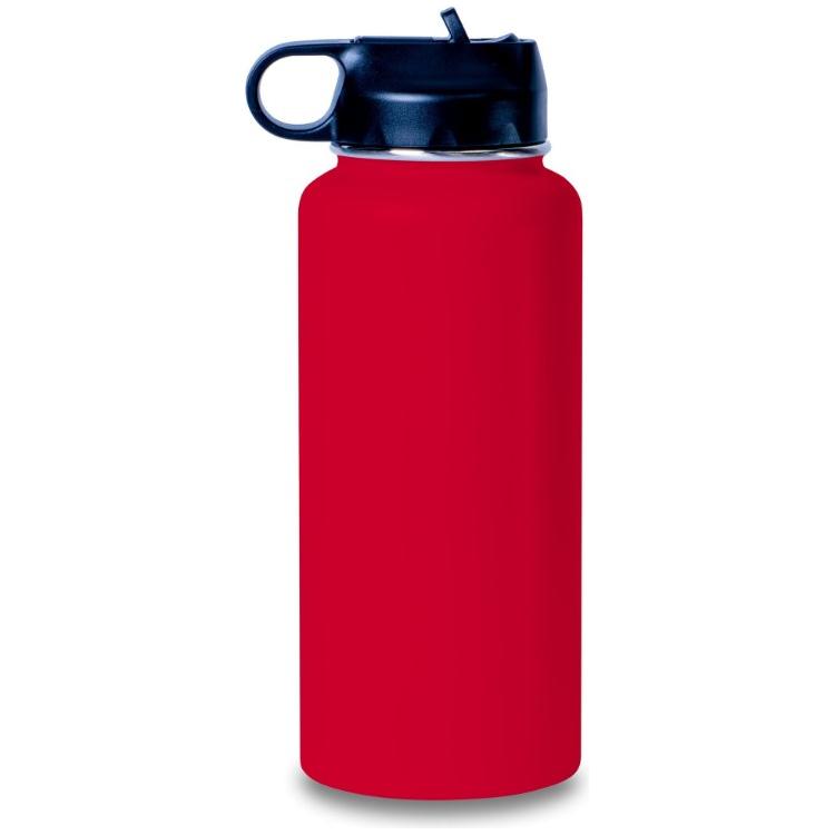 32 oz Powder Coated Hydro Water Bottle (2 lids)