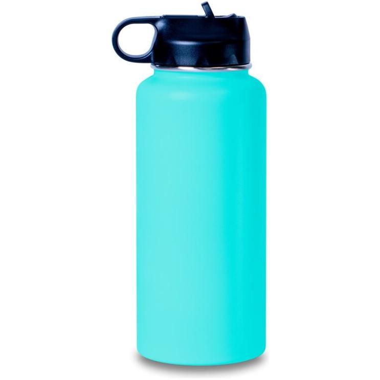 32 oz Powder Coated Hydro Water Bottle (2 lids)